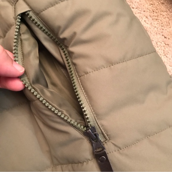 Maralyn Me Winter Coat Jacket Womens Large Junior Army Green Puffer Hooded - Picture 8 of 14